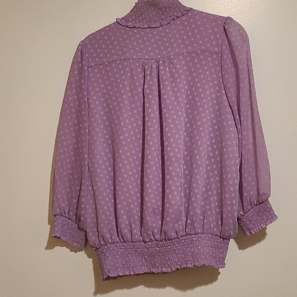 VINTAGE - Lavender Top by Hudson Studio - Size Small